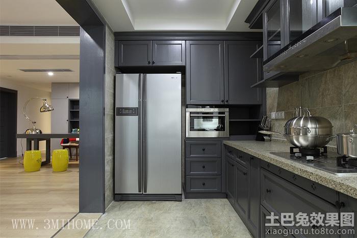 現(xiàn)代廚房實(shí)木櫥柜效果圖欣賞